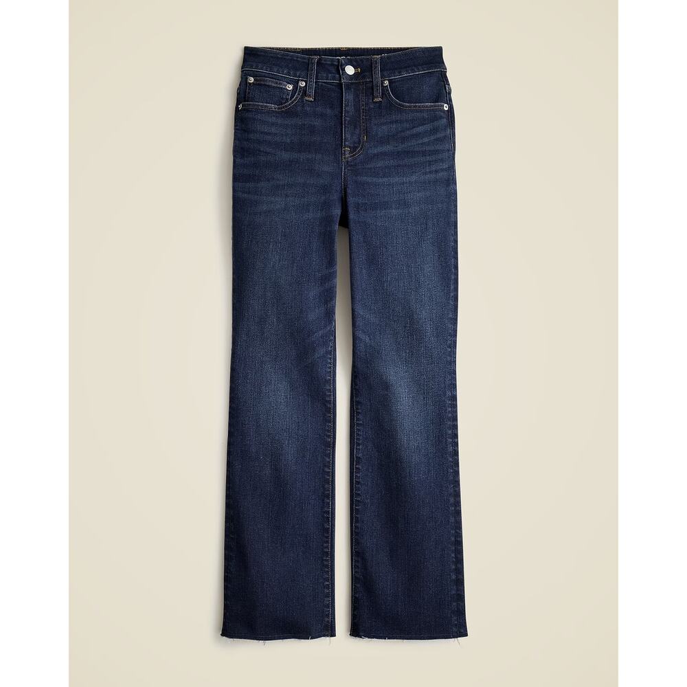 J. Crew High Rise Curvy Kick Out Jeans Dark Wash Blue 30